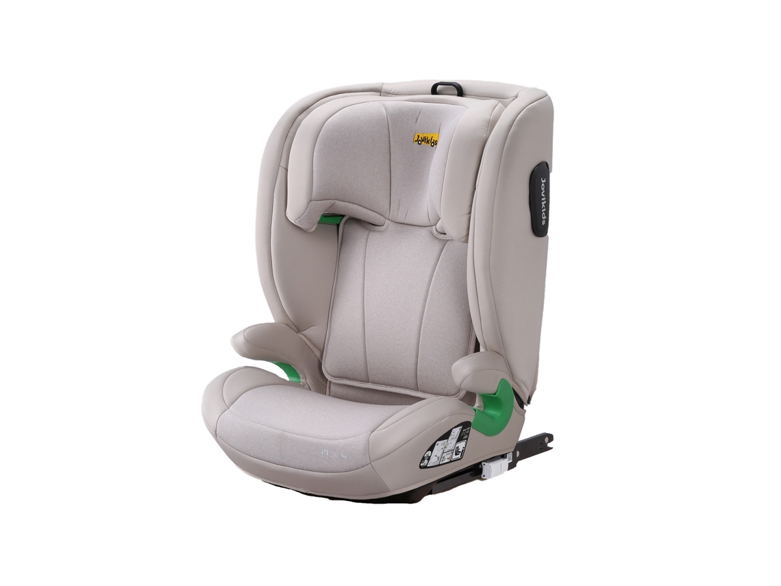 Cadeira De Segurança Para Crianças Com Encosto E Apoio De Cabeça Ajustáveis, Proteção Contra Colisões Laterais E Barreiras De Segurança,isofix Beige