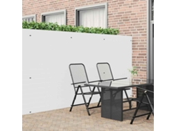 Vidaxl Cerca De Jardim Dupla Face Branco 1,8x3 M Pvc