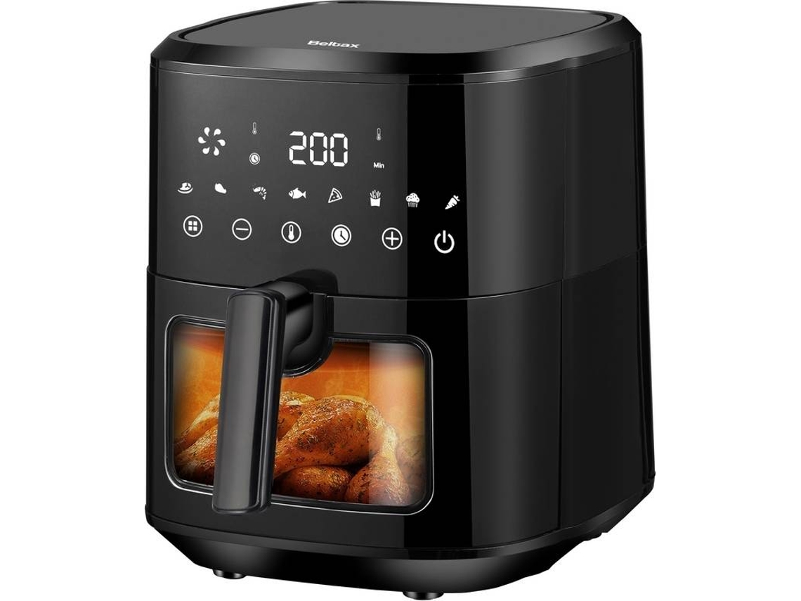 Fritadeira sem Óleo BELTAX BHF5015 (6.5 L - Preto)