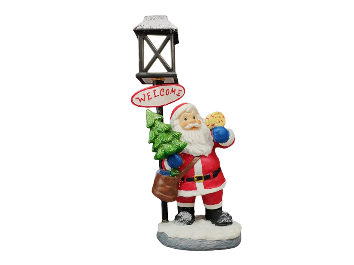 Luz Noturna Boneco Neve Natal Resina
