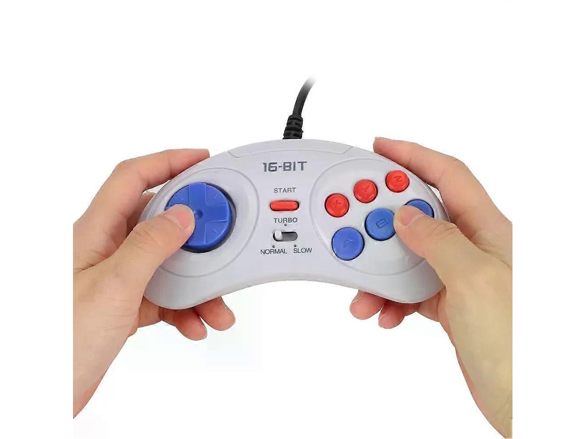 Mini Console de Jogos Portátil 16 Bits com Controle Turbo GOKOCO