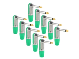 Adaptador Xlr Ângulo 6.35mm Durável Verde
