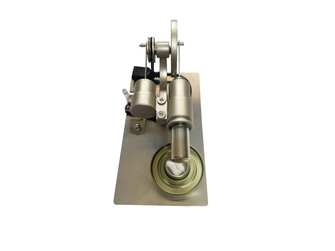 Modelo De Motor Stirling Com Gerador (metal)