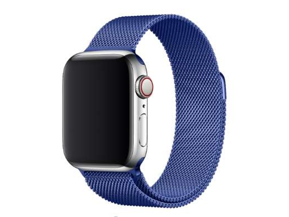 Bracelete Pulseira Milanese Mesh para Apple Watch Se 2022 44Mm Azul