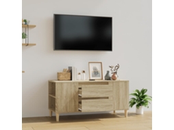 Vidaxl Móvel P/ Tv 102x44,5x50 Cm Derivados De Madeira Carvalho Sonoma