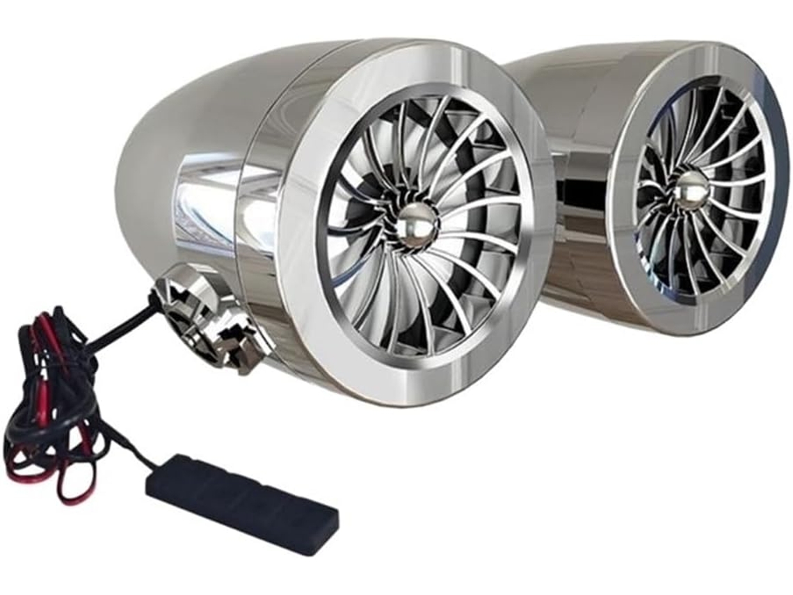 Guidon Musique Haut-parleur Son De Moto Résistant Aux Chocs Com Double Charge E Lecture Musique