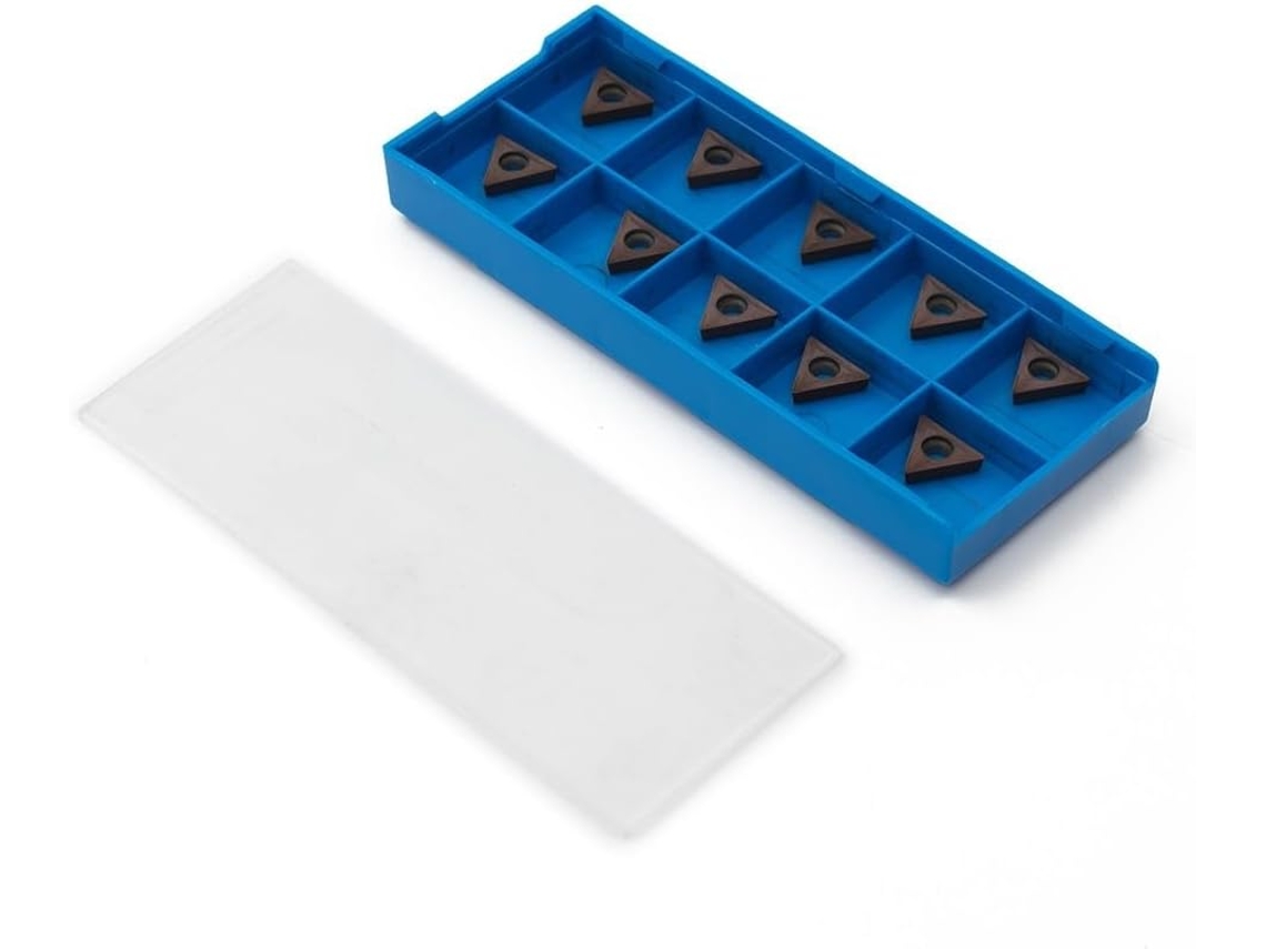 Conjunto De Dez Pastilhas Metal Duro Tcmt110204/tcmt 731, Projetado