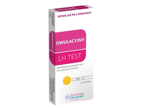 Teste De Ovulação Lh, 1 Pacote Hydrex (5 Testes)