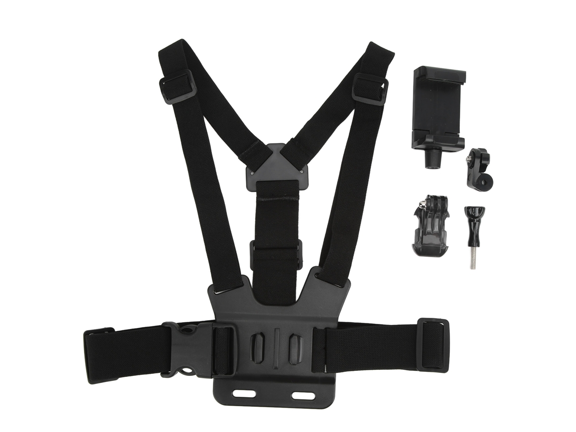 Cellphone Selfie Chest Mount Strap Adjustable Angle For Live Streaming Riding Sports Camera LAXISCREED