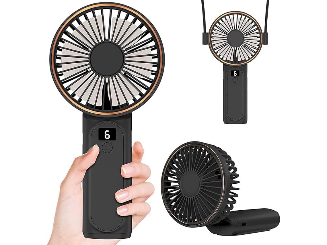 Ventilador de Mão Recarregável, 4000mah, 6 Velocidades BRILVIBERA