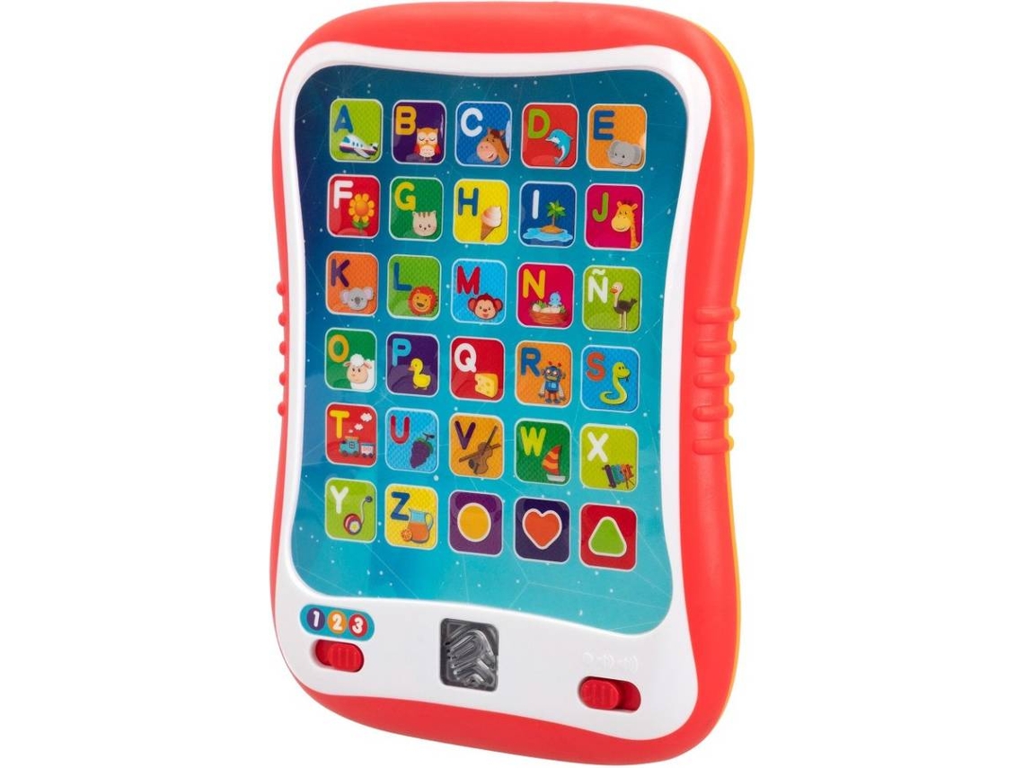 Jogo Didáticos WINFUN Luzes e sons educacionais para tablets em espanhol (13,5x2,5x19 cm - 12 meses)