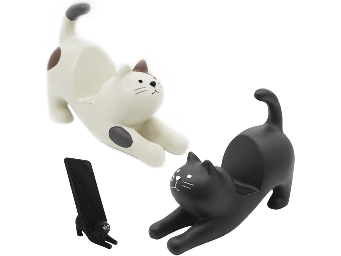 Suporte Para Celular Em Peças, Suporte Para Smartphone Em Formato De Gato, Para Casa, Sala De Estar, Escritório, Quarto De Estudante E Escola.