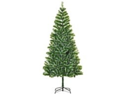 Árvore Natal 210cm com 968 Galhos, Ø100x210cm, Verde