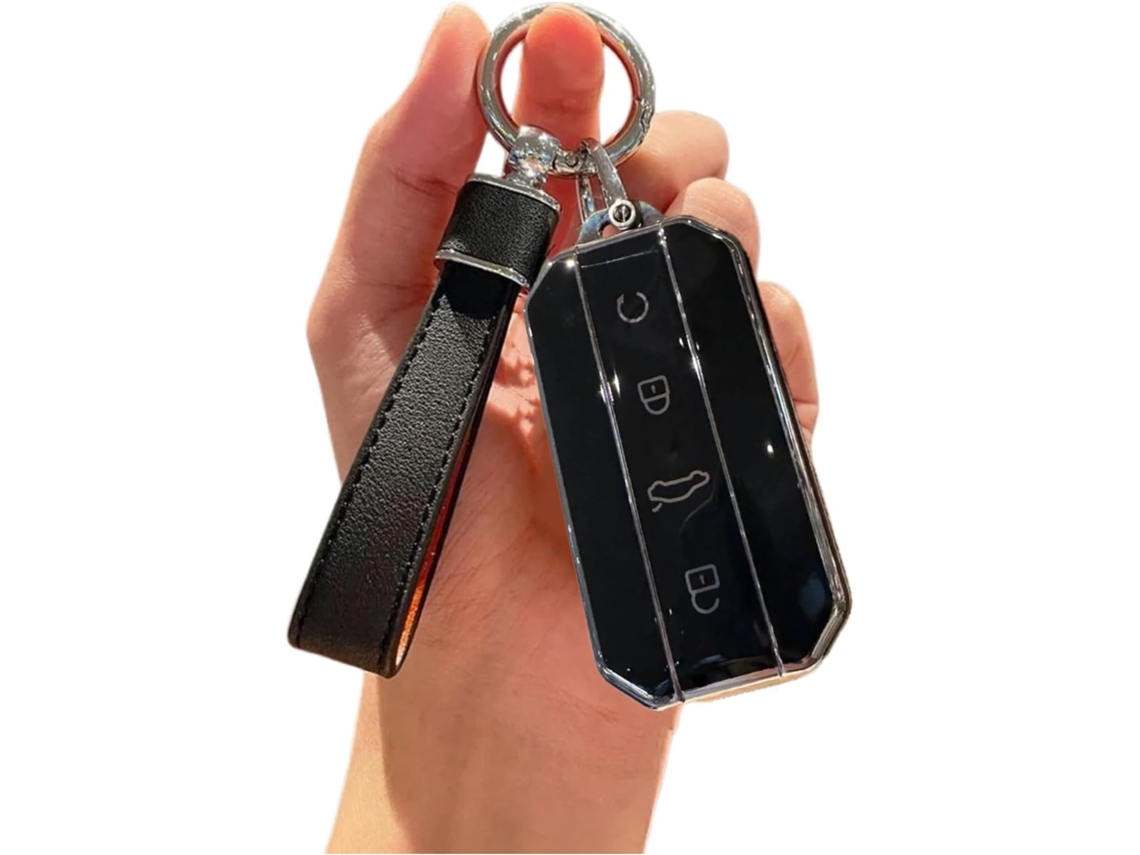 Capa Para Chave De Carro Compatível Com Chery Omoda Jaecoo J7 7 J5 5 2025 2026, Elegante, Em Tpu Preto 1