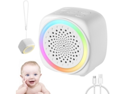 Máquina Ruído Branco Mini Portátil, 16 Sons Sem Loop, Ajuda Sono Bebés/adultos/crianças ZYBLSSBB
