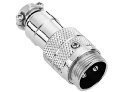 Micro conector macho 2pin GX16 aviação  BEMATIK