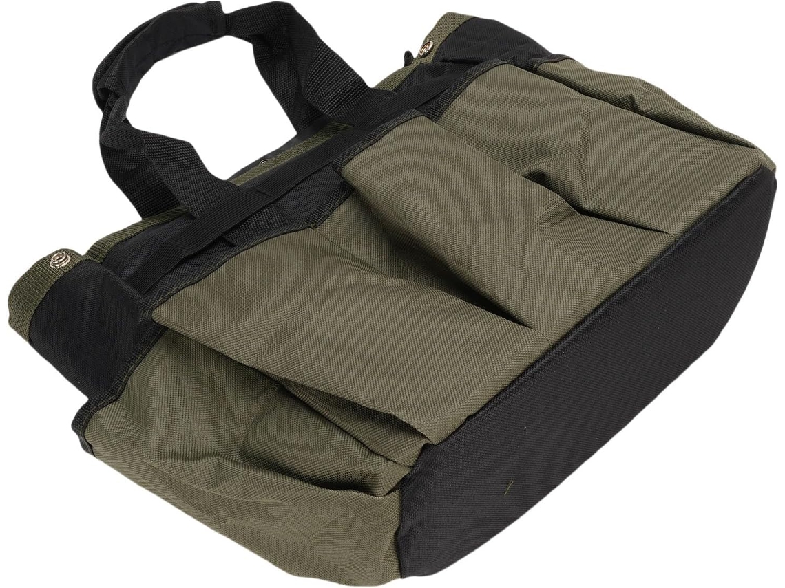 Bolsa Para Ferramentas De Jardim, Em Tecido Oxford 600d, Com Fundo Em Placa De Pe, Vários Bolsos, 30x 15x 30cm 12x 6x 12 Polegadas