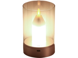 Abajur De Mesa Genérico - Luz Noturna Recarregável Com Sensor De Toque, 3 Níveis De Brilho -