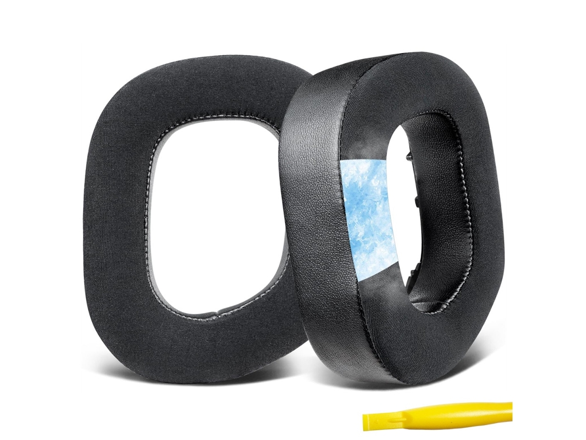 Almofadas Zruxe Para Auscultadores Corsair Hs80 Max (gel Refrescante, Espuma De Memória, Pretas)