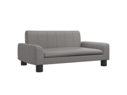Kids Sofa, Kids Sofas Vidaxl Cinzeto Couro Artificial (70 X 45 X 30 Cm)