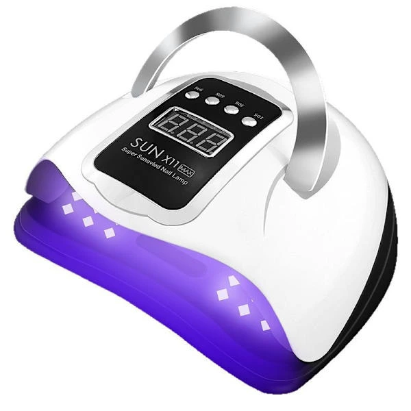 Lâmpada Uv Led Para Unhas, Secador Automático De 280 W, 66 Lâmpadas De, Tela Lcd Grande, 4 Temporizadores De 10/30/60/99 Segundos