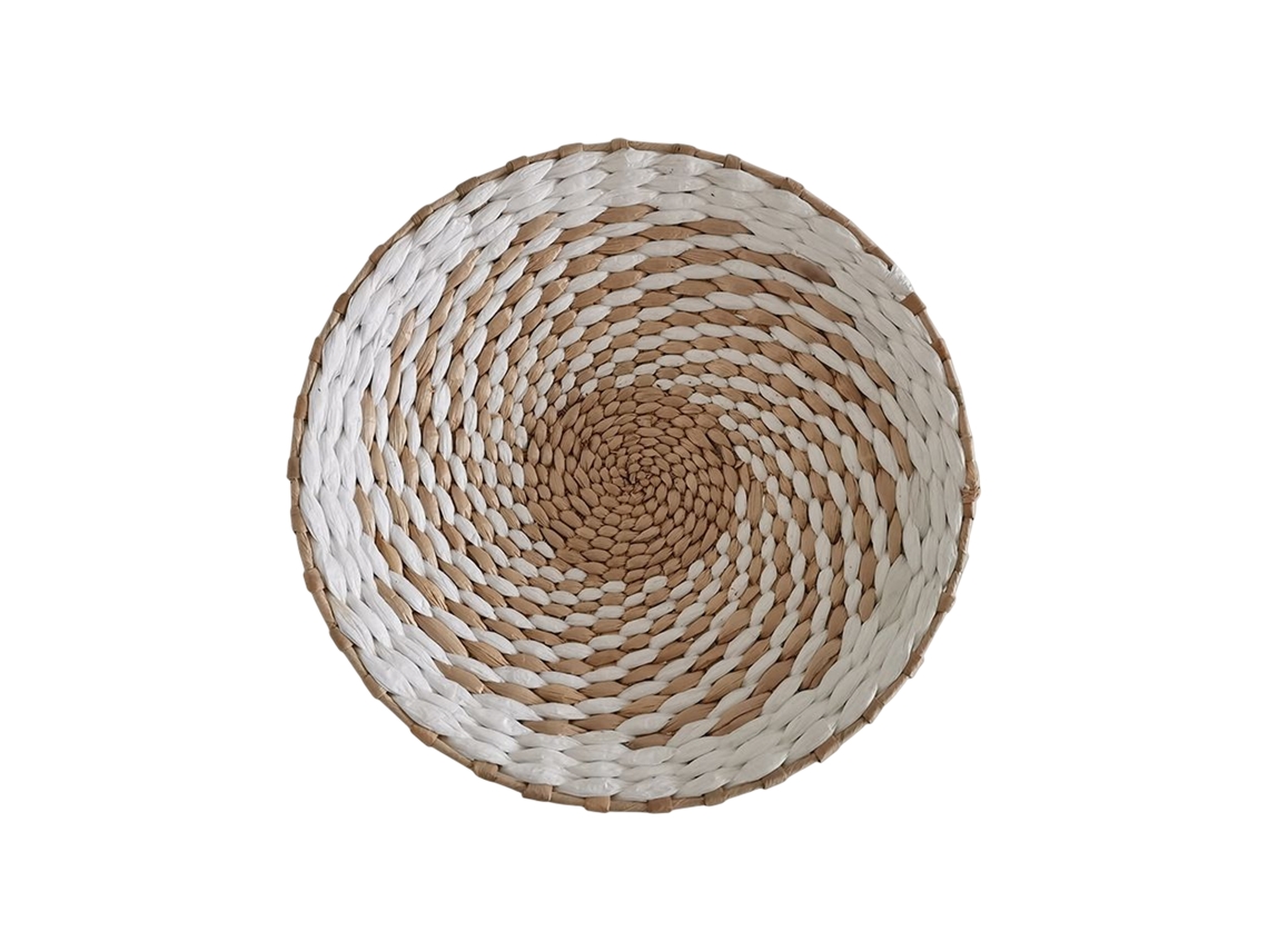 Decoração De Parede De Palha Tecida Estilo Boêmio Infantil 30cm A3