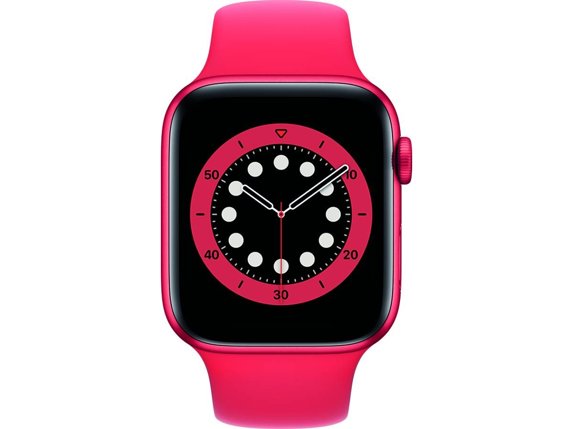APPLE Watch Series 6 GPS (Recondicionado Reuse Sinais de Uso - 44 mm - Alumínio Vermelho, Vermelho)