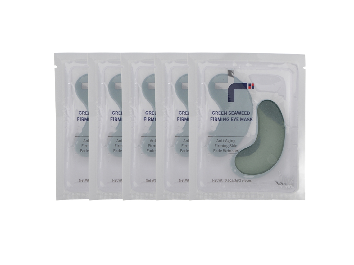 Máscara De Parches Para Olhos Green Seaweed: Reafirmante, Hidratante E Clareadora, Cuidado Facial