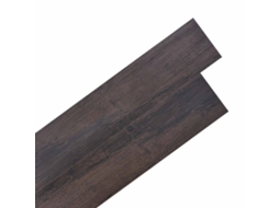 Conjunto 36 Prancha De Piso Vidaxl Castanho Pvc (5,02 M²)