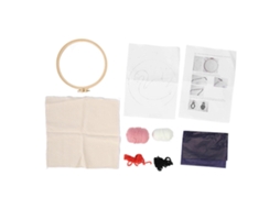 Conjunto De Kit De Ponto Cruz Faça Você Mesmo Cisne Rosa Semiacabado Kit De Bordado Com Agulha Perfurada Para Iniciantes Crianças Adultos Slowmoose