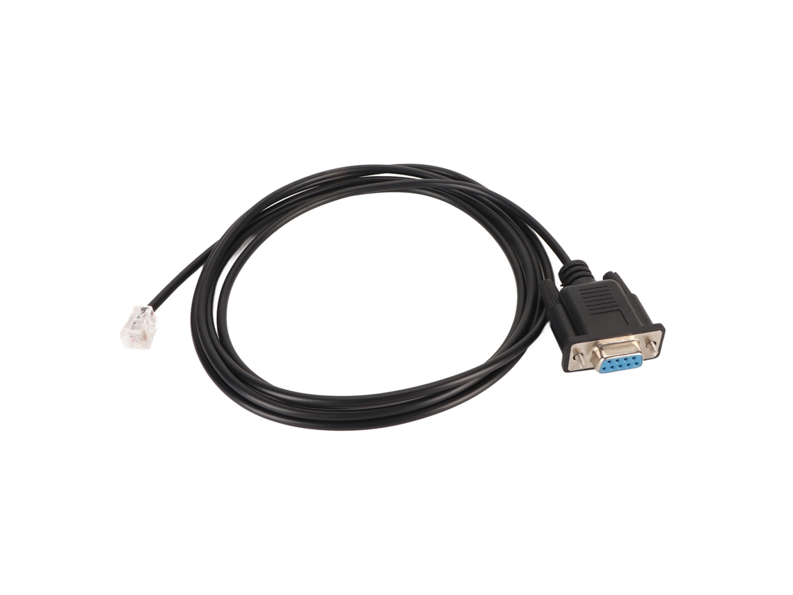 Cabo RS232 DB9 fêmea para RJ11/RJ12, transmissão de dados EOOCOO