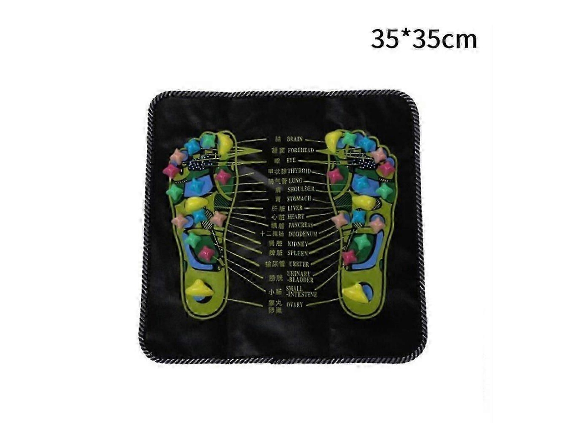Almofada De Massagem Para Os Pés, Reflexologia Podal, Massagem Com Pedras Para Aliviar A Dor Nos Pés, Tapete Massageador Para Cuidados Com Os Pés.