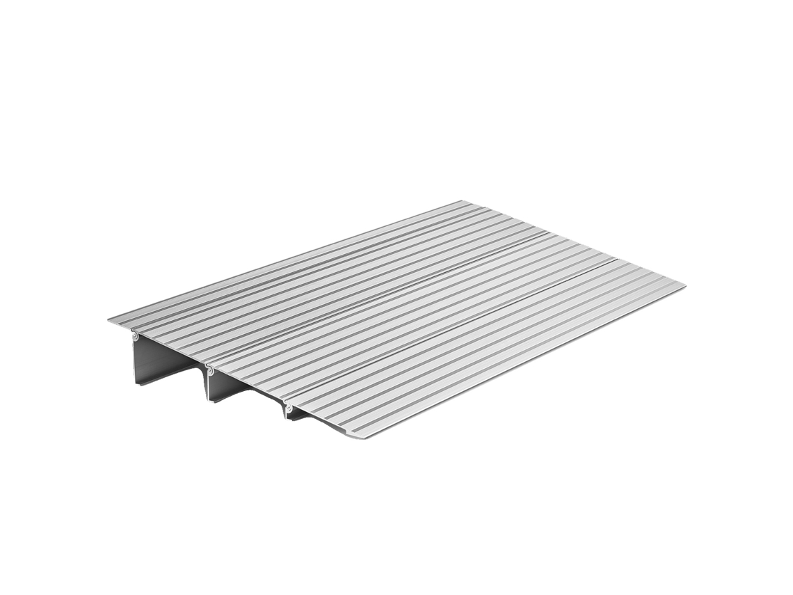 Rampa De Limiar Vevor, 2" Elevação, 800 Lbs, Alumínio, Modular Ajustável, Cadeiras De Rodas, Scooters, 3 Polegadas