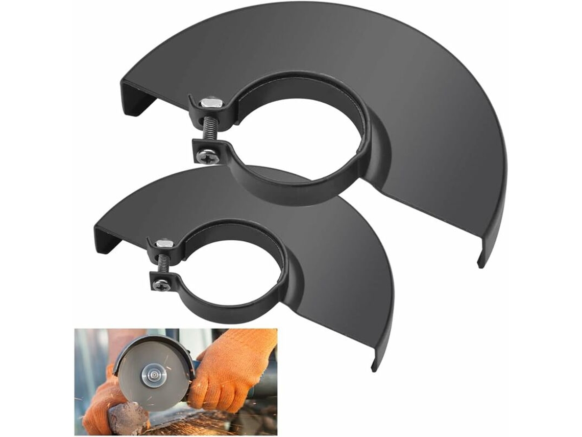 Conjunto de 2 Capas Protetoras para Esmerilhadeiras Angulares, Pretas. Capas Protetoras para Esmerilhadeiras Angulares BRILVIBERA