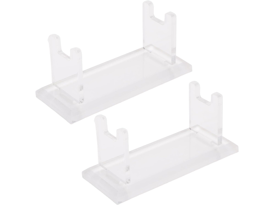 Suporte de Acrílico para Lâminas Viking Chief Mk 23c Transparente para Bancada de Banheiro, Ideal para Cuidados Pessoais. SFUSHOS