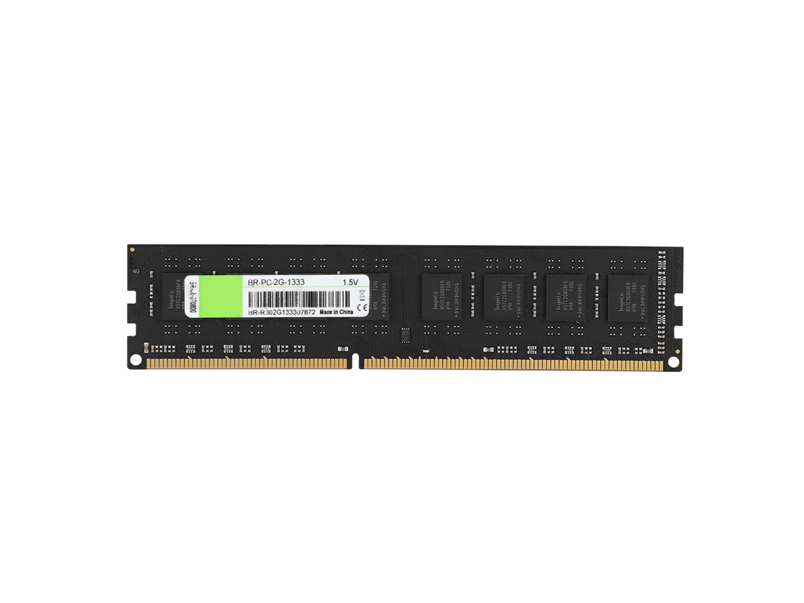 Módulo De Memória Ram Para Computador Desktop 2g 1333mhz Ddr3 1.5v Pc10600 Placa Preta