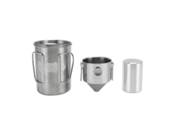 Conjunto De Cafeteira Pour Over De Aço Inoxidável, Copo Para Cafeteira Pour Over Com Tampa De Filtro E Jarra Para Viagens E Acampamentos
