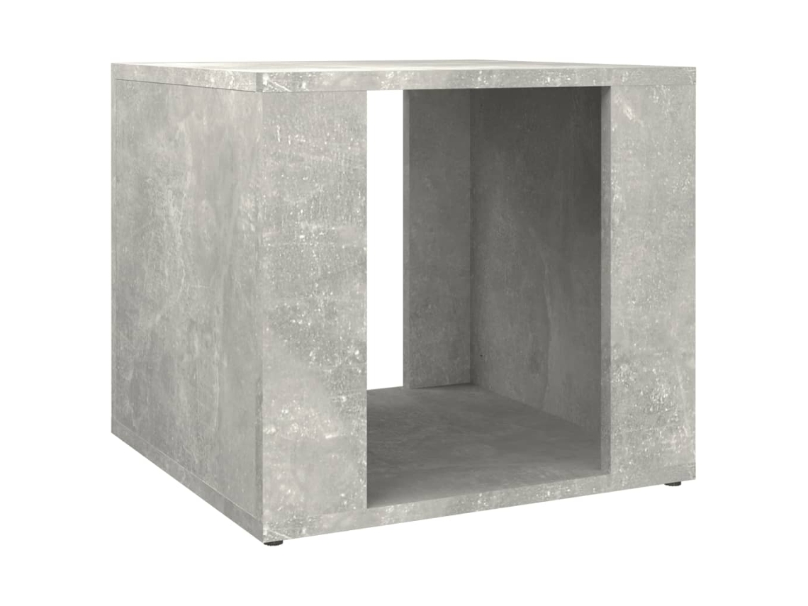 Bedside Table, Bedside Tables Vidaxl Cinzeto Madeira Processada (n/a)