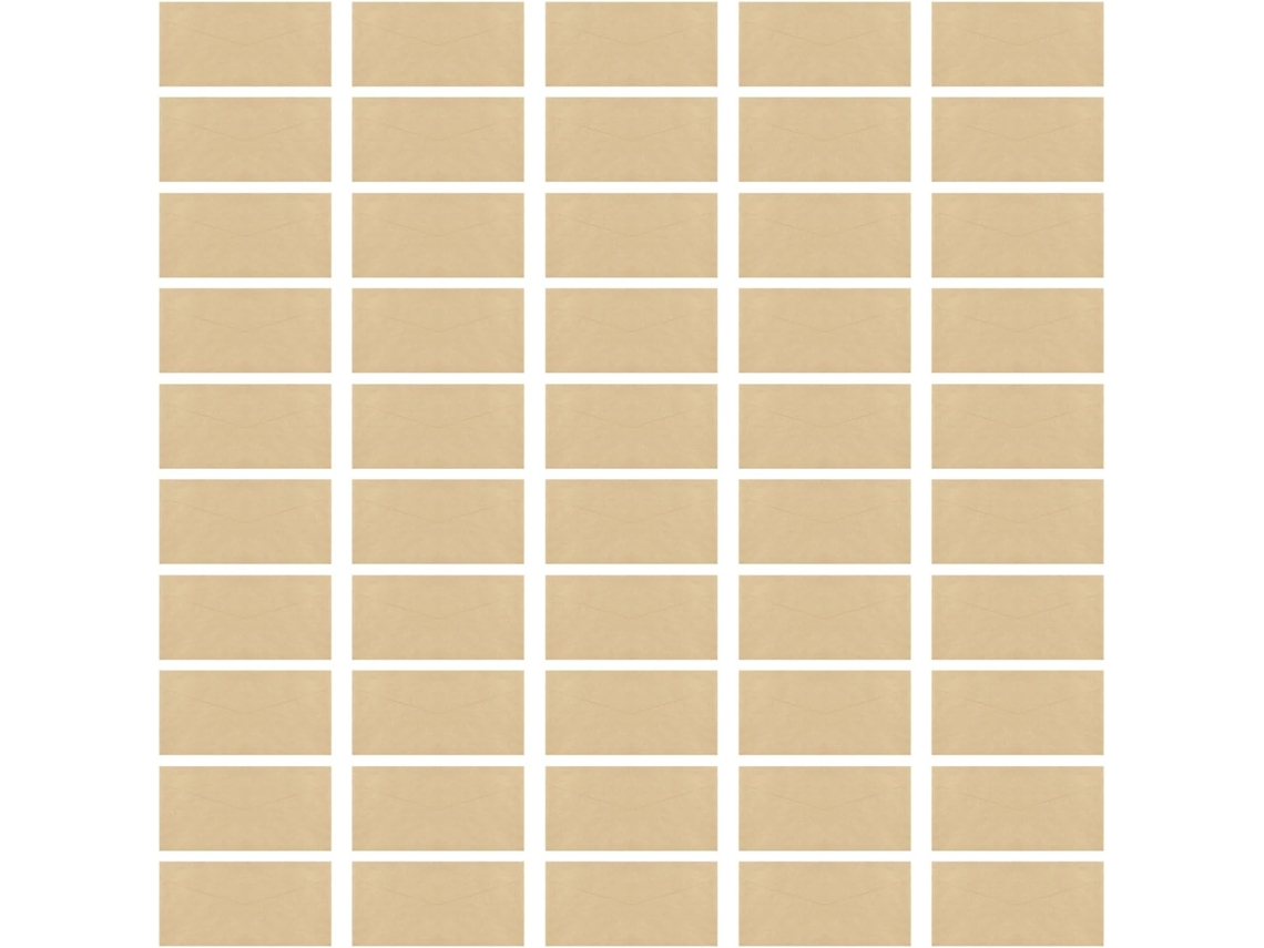 Pacote com 50 Envelopes Vintage, 125 X 175 Mm, 220 X 110 Mm, para Cartas/cartões. SFUSHOS