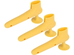 Conjunto De 3 Peças Protetores Maçaneta Wooneky Em Silicone Anticolisão Com Ventosa Para Uso Doméstico E No Escritório