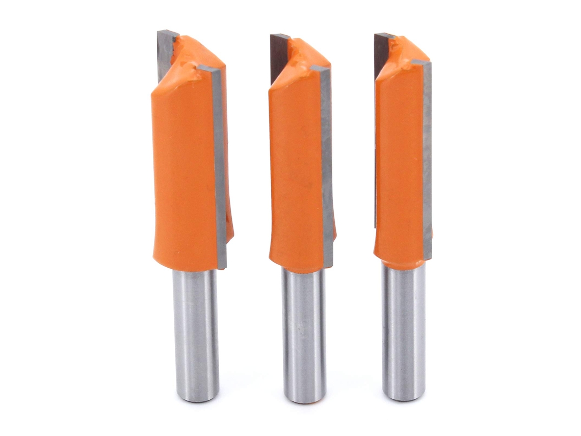 Jogo De 3 Fresas Retas De 8mm Para Madeira Fresas Extralongas Para Acabamento Preciso Btforus