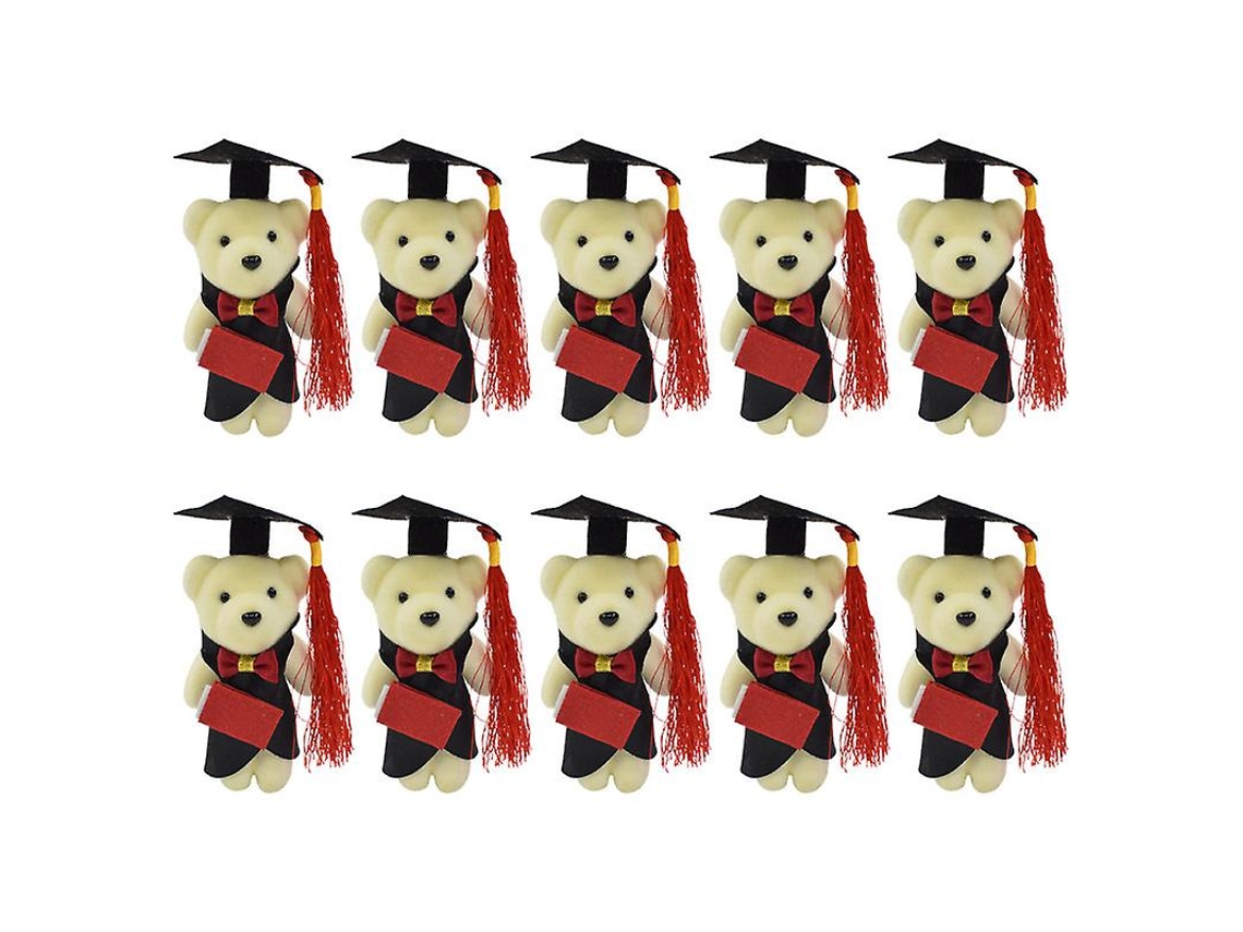 10 Peças De Bonecos De Urso De Formatura Adoráveis Allinless