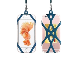 Suporte Universal Para Telefone, Alça De Pescoço De Silicone Compatível Com Smartphones De 4,7 A 6,5 Polegadas
