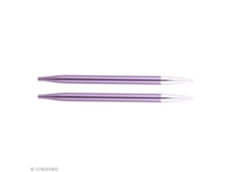 Agulhas Circulares Intercambiáveis Knitpro 7 Mm Violeta Tricot Fácil Conforto Ótimo Knit Pro