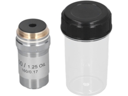 Lente Objetiva Acromática De 100x Para Microscópio, Objetiva De Latão
