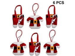 Meia Natalina Em Veludo Vermelho Com Detalhes Brancos, Para Doces E Presentes. Loja Olysi