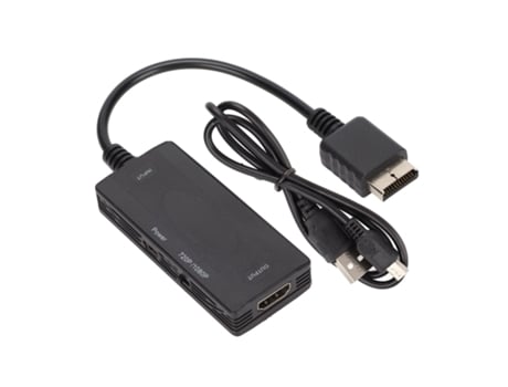 Adaptador Conversor Hdmi para Ps2 Adaptador de Console de Jogos para Monitor Hdtv Suporte para Modos de Exibição 480I576I480P Compatível com Ps1/2/3