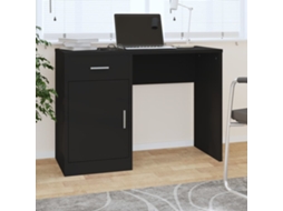 Vidaxl Secretária + Gaveta/armário 100x40x73cm Derivados Madeira Preto