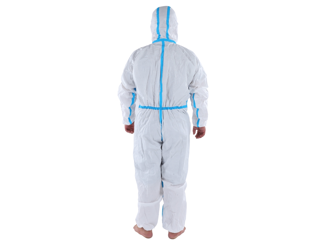 Traje De Proteção Integral Selado Conjunto Impermeável E Antipólen Tamanho L