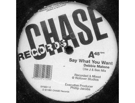 Diga o que você quiser Remixes Chase Records